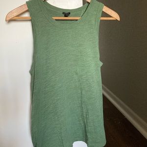 J. Crew Green Medium Tank Top